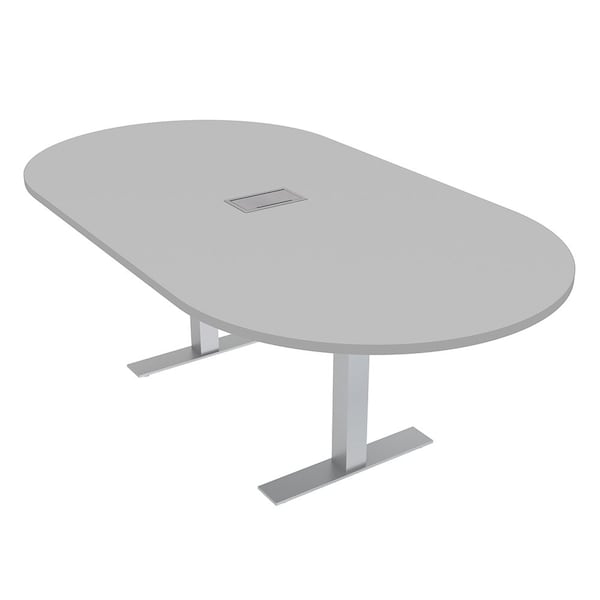 45.25 in W, 71.5 in L, 29 in H, Engineered Wood Top, Grey